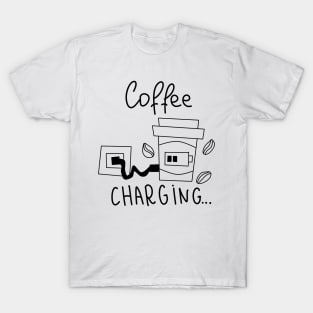 Coffee charging T-Shirt